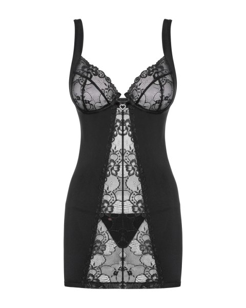 Koszulka Heartina Chemise Czarna + stringi GRATIS! Koszulka Heartina Chemise Czarna + stringi GRATIS!