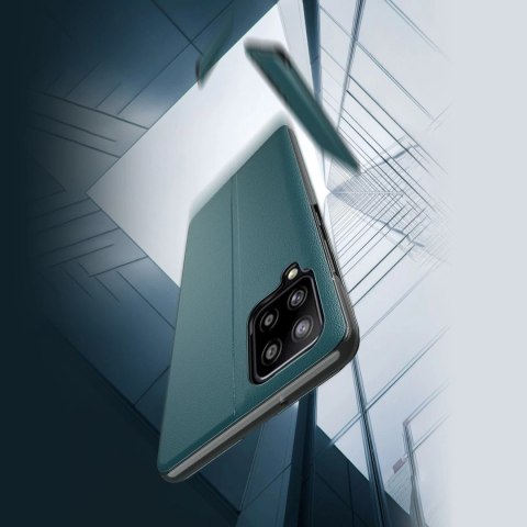 Eco Leather View Case elegancki futerał etui z klapką i funkcją podstawki Samsung Galaxy M53 5G czarny