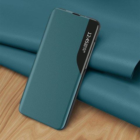 Eco Leather View Case elegancki futerał etui z klapką i funkcją podstawki Samsung Galaxy M53 5G czarny