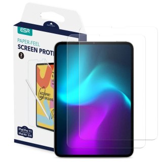 Folia ochronna ESR Paper Feel 2-Pack do Apple iPad Air 4 / 5 / iPad Pro 11 Matte Clear