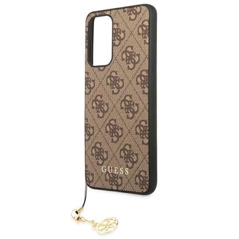 Guess GUHCA33GF4GBR A33 5G A336 brązowy/brown hardcase 4G Charms Collection