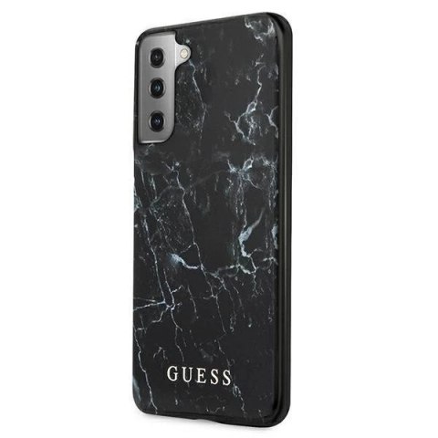 Guess GUHCS21MPCUMABK S21+ G996 czarny/black hardcase Marble
