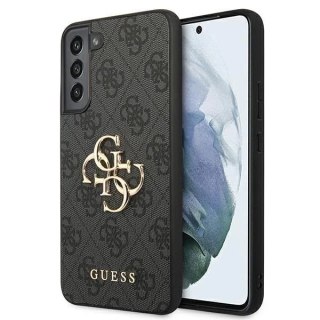 Guess GUHCS22M4GMGGR S906 S22+ szary/grey hardcase 4G Big Metal Logo