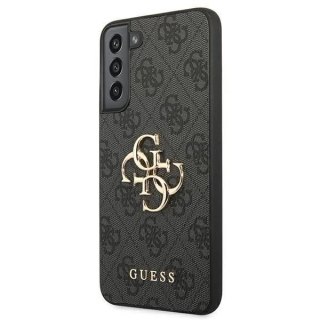 Guess GUHCS22M4GMGGR S906 S22+ szary/grey hardcase 4G Big Metal Logo