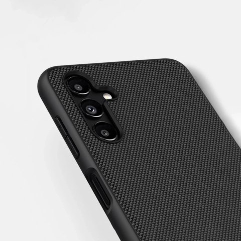 Nillkin Textured Case wytrzymałe wzmocnione etui z żelową ramką i nylonem na tyle Samsung Galaxy A13 5G czarny
