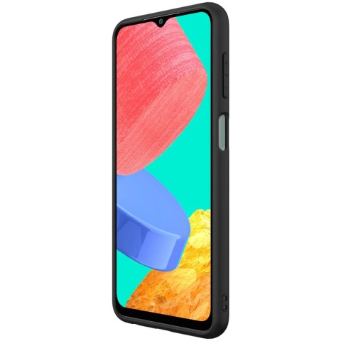 Nillkin Textured Case wytrzymałe wzmocnione etui z żelową ramką i nylonem na tyle Samsung Galaxy M33 5G czarny
