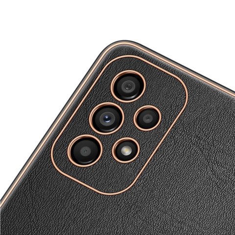 Dux Ducis Yolo eleganckie etui pokrowiec ze skóry ekologicznej Samsung Galaxy A33 5G czarny