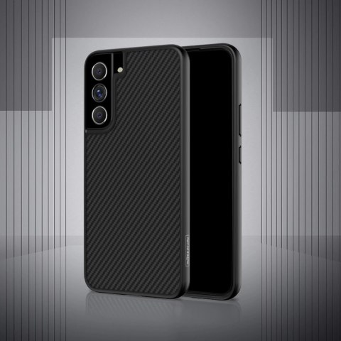 Nillkin Synthetic Fiber Case pancerne etui pokrowiec do Samsung Galaxy S22 czarny