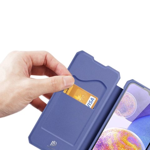 DUX DUCIS Skin X kabura etui pokrowiec z klapką Samsung Galaxy A23 niebieski