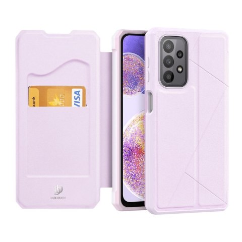 DUX DUCIS Skin X kabura etui pokrowiec z klapką Samsung Galaxy A23 różowy