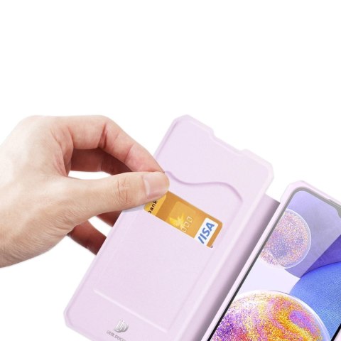 DUX DUCIS Skin X kabura etui pokrowiec z klapką Samsung Galaxy A23 różowy