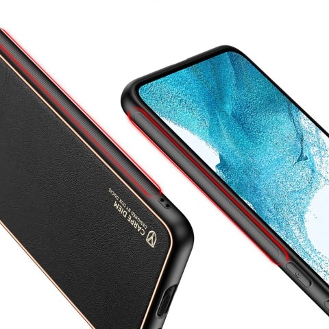 Dux Ducis Yolo eleganckie etui pokrowiec ze skóry ekologicznej Samsung Galaxy S22+ (S22 Plus) czarny