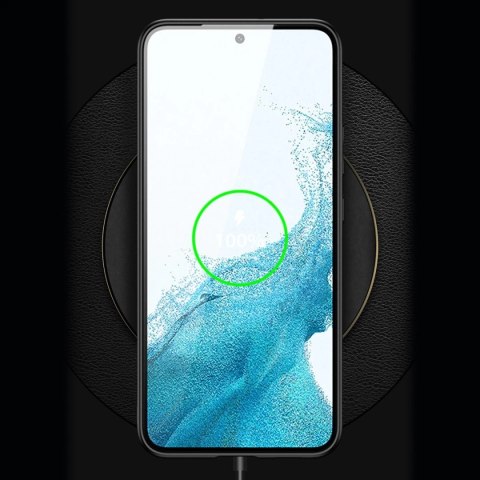 Dux Ducis Yolo eleganckie etui pokrowiec ze skóry ekologicznej Samsung Galaxy S22+ (S22 Plus) czarny