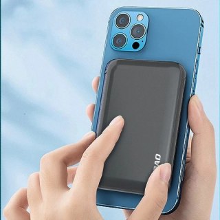 Dudao TGK1 powerbank z ładowarką bezprzewodową 15W 10000mAh granatowy (TGK1-dark blue)