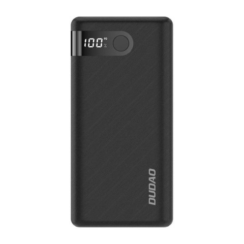Dudao powerbank 20000 mAh 2x USB / USB Typ C / micro USB 2 A z ekranem LED czarny (K9Pro-06)
