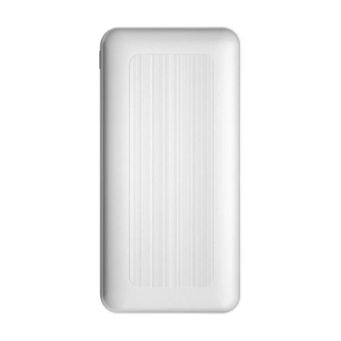 Dudao powerbank 20000 mAh Power Delivery 20 W Quick Charge 3.0 2x USB / USB Typ C biały (K12PQ+ white)