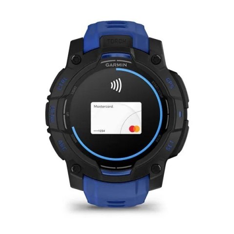Smartwatch GARMIN Instinct 3 AMOLED 45mm Black/Bolt Blue