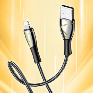 Joyroom Mermaid series kabel USB - Lightning 2,4A 1,2m czarny (S-1230K6)