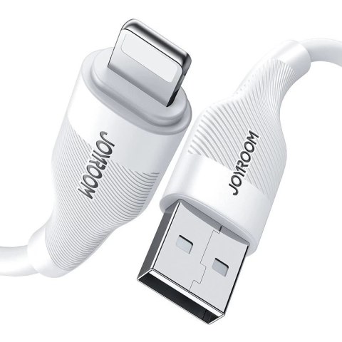 Joyroom kabel USB - Lightning do ładowania / transmisji danych 3A 1m biały (S-1030M12)