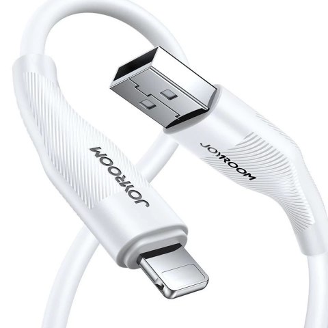 Joyroom kabel USB - Lightning do ładowania / transmisji danych 3A 1m biały (S-1030M12)