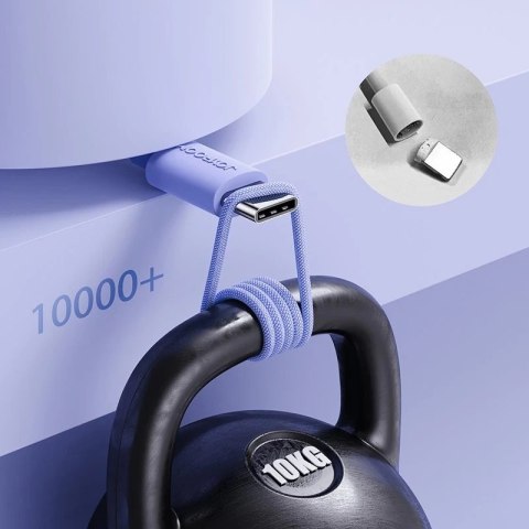 Joyroom kabel przewód USB - Lightning do ładowania / transmisji danych 1m fioletowy (S-1030M13)
