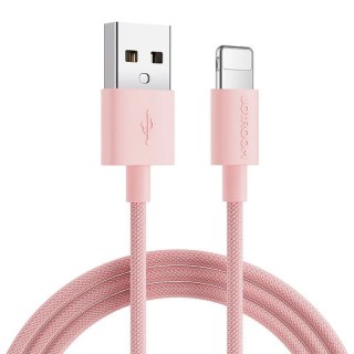 Joyroom kabel przewód USB - Lightning do ładowania / transmisji danych 1m różowy (S-1030M13)