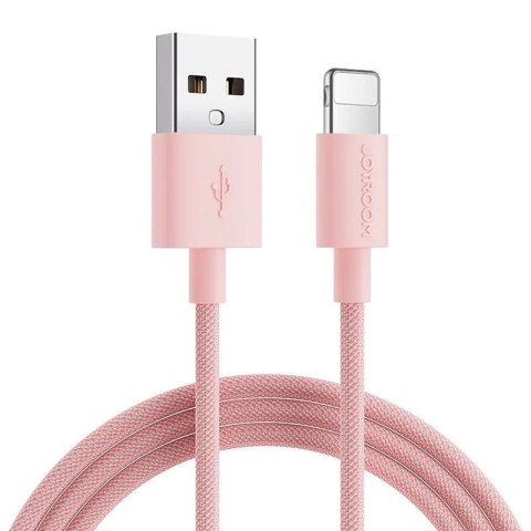 Joyroom kabel przewód USB - Lightning do ładowania / transmisji danych 1m różowy (S-1030M13)