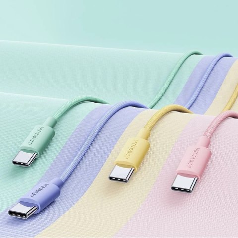 Joyroom kabel przewód USB - Lightning do ładowania / transmisji danych 1m różowy (S-1030M13)
