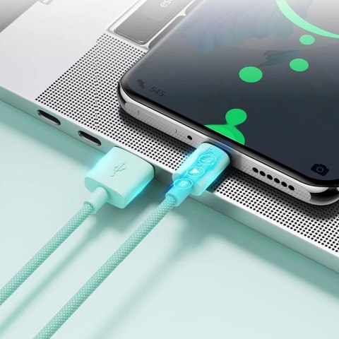 Joyroom kabel przewód USB - Lightning do ładowania / transmisji danych 1m zielony (S-1030M13)