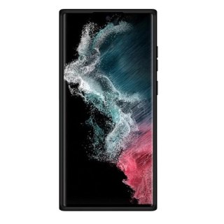 Nillkin CamShield Silky Silicone Case etui pokrowiec z osłoną na aparat do Samsung Galaxy S22 Ultra czarny
