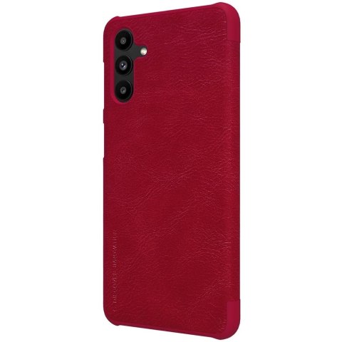 Nillkin Qin skórzana kabura etui Samsung Galaxy A13 5G czerwony