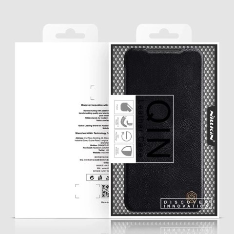 Nillkin Qin skórzana kabura etui Samsung Galaxy A33 5G czerwony