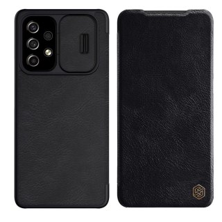 Nillkin Qin skórzana kabura etui Samsung Galaxy A53 5G czarny