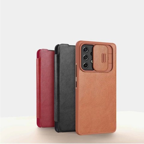 Nillkin Qin skórzana kabura etui Samsung Galaxy A53 5G czarny