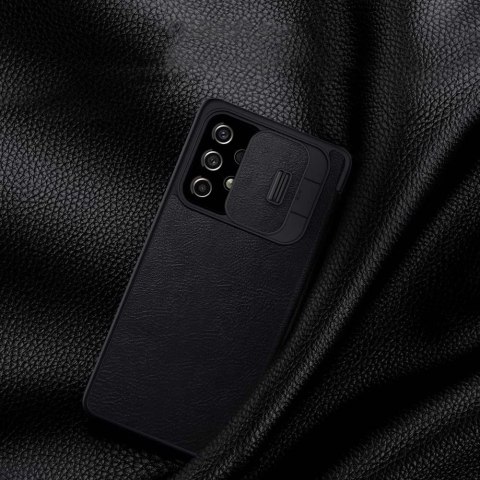 Nillkin Qin skórzana kabura etui Samsung Galaxy A53 5G czarny