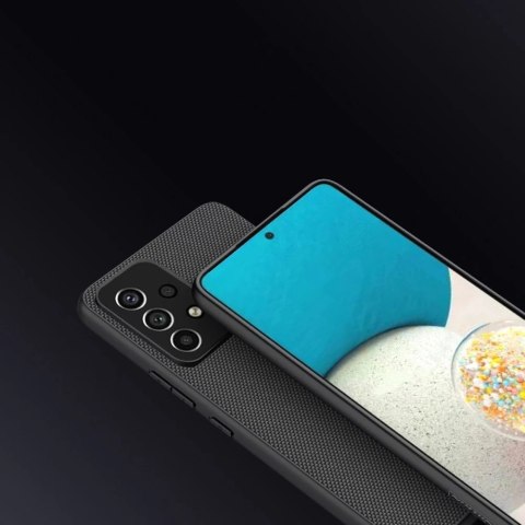 Nillkin Textured Case wytrzymałe wzmocnione etui z żelową ramką i nylonem na tyle Samsung Galaxy A53 5G czarny