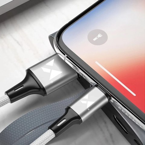 Wozinsky kabel przewód USB - Lightning 2,4A 1m biały (WUC-L1W)