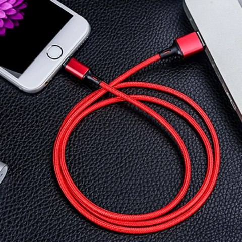 Wozinsky kabel przewód USB - Lightning 2,4A 1m czerwony (WUC-L1R)