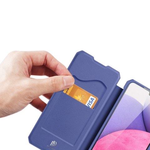 DUX DUCIS Skin X kabura etui pokrowiec z klapką Samsung Galaxy A33 5G niebieski