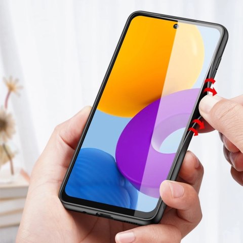 Dux Ducis Fino etui pokrowiec pokryty nylonowym materiałem Samsung Galaxy M52 5G czarny