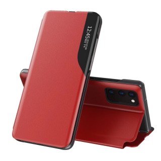 Eco Leather View Case elegancki futerał etui z klapką i funkcją podstawki Samsung Galaxy M51 czerwony