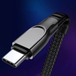 Joyroom 3w1 kabel USB - Lightning / Lightning / USB Typ C 3,5A 480 Mbps 1,3m czarny (S-1335K4)