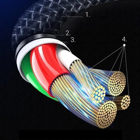 Proda Azeada kabel przewód do szybkiego ładowania USB - Lightning 3 A Power Delivery 1m szary (PD-B52i)