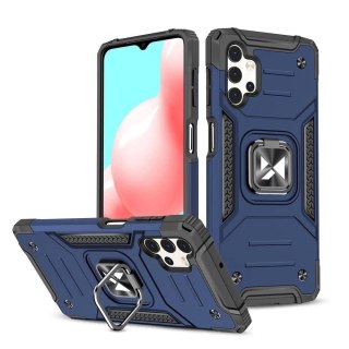 Wozinsky Ring Armor pancerne hybrydowe etui pokrowiec + magnetyczny uchwyt Samsung Galaxy A33 5G niebieski