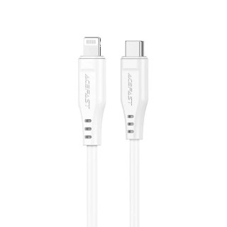 Acefast kabel MFI USB Typ C - Lightning 1,2m, 30W, 3A biały (C3-01 white)