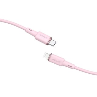 Acefast kabel MFI USB Typ C - Lightning 1,2m, 30W, 3A różowy (C2-01 pink)