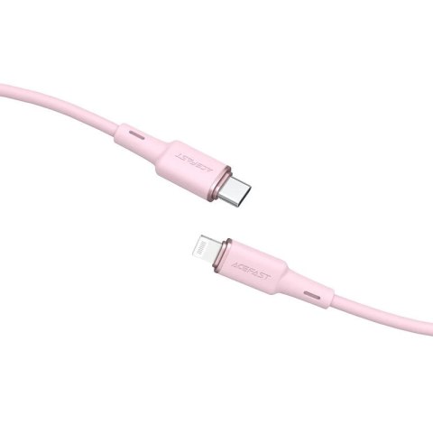 Acefast kabel MFI USB Typ C - Lightning 1,2m, 30W, 3A różowy (C2-01 pink)