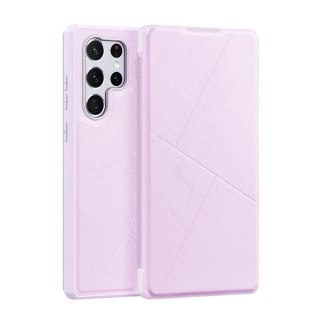 DUX DUCIS Skin X kabura etui pokrowiec z klapką Samsung Galaxy S22 Ultra różowy
