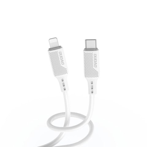 Dudao kabel USB Typ C - Lightning do ładowania i transferu danych 20W PD 1m biały (L6S_1M)