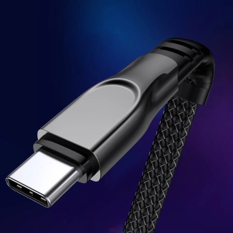 Joyroom 3w1 kabel USB - Lightning / micro USB / USB Typ C 3,5A 480 Mbps 1,3m czerwony (S-1335K4)